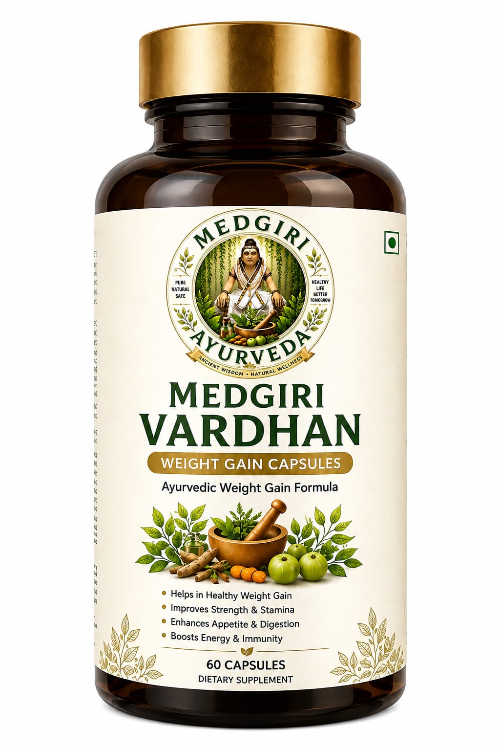 Medgiri Vardhan Ayurveda Weight Gain Formula - Image 2